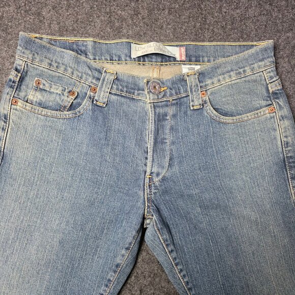 Levi's Women's 513 Low Slouch Boot Cut Jeans 9M - Picture 2 of 15